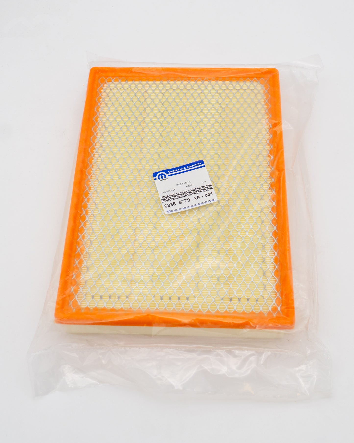 Mopar Engine Air Filter – 68386779AA001 to suit Ram 2500 / 3500