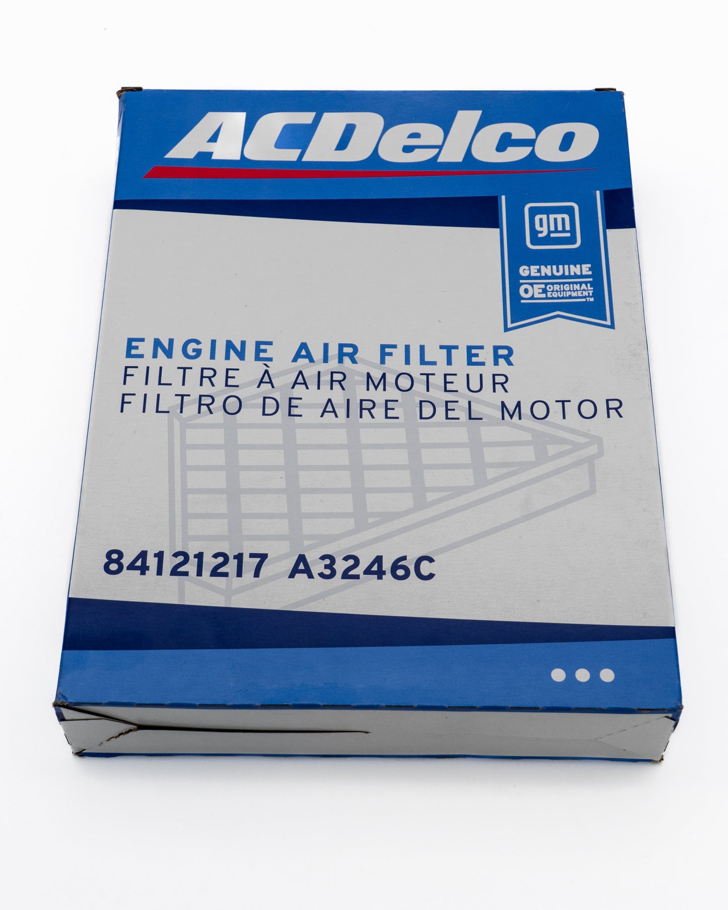 ACDelco Engine Air Filter – A3246C (Part No. 84121217) to suit Genuine GM OEM for Chevy, GMC & Cadillac (2019–2025)
